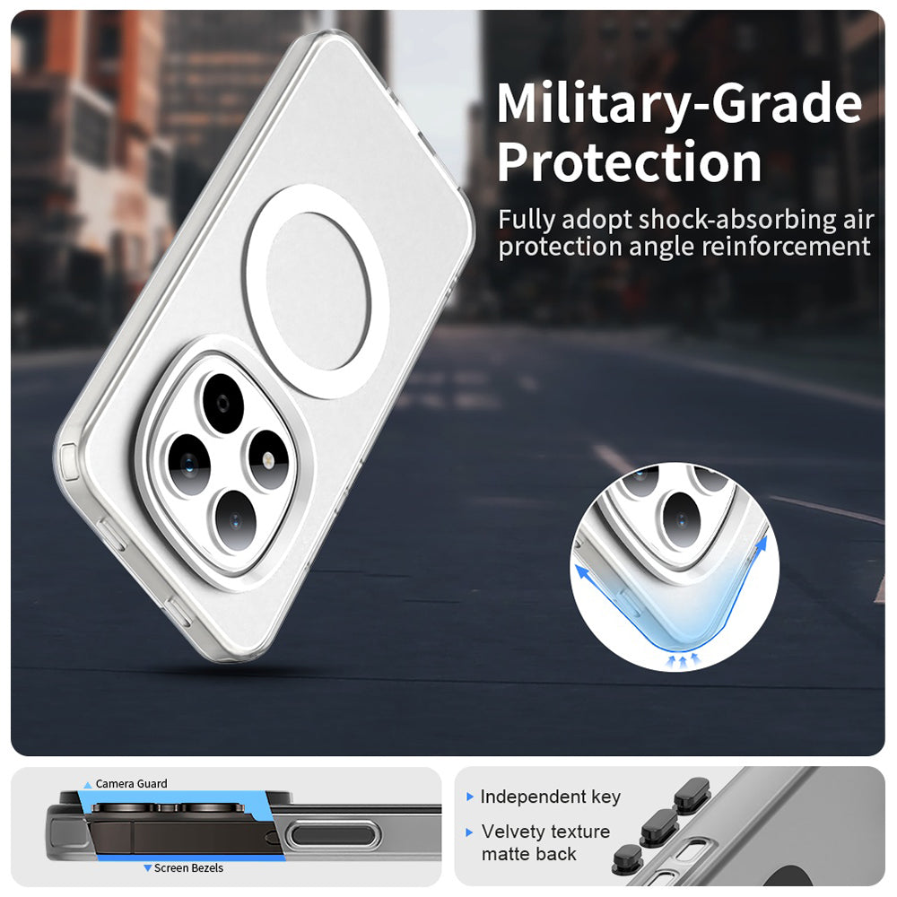 Puzdro MagSafe pre Xiaomi Redmi Note 15 Pro 5G, Techsuit, CandyCase, Biela