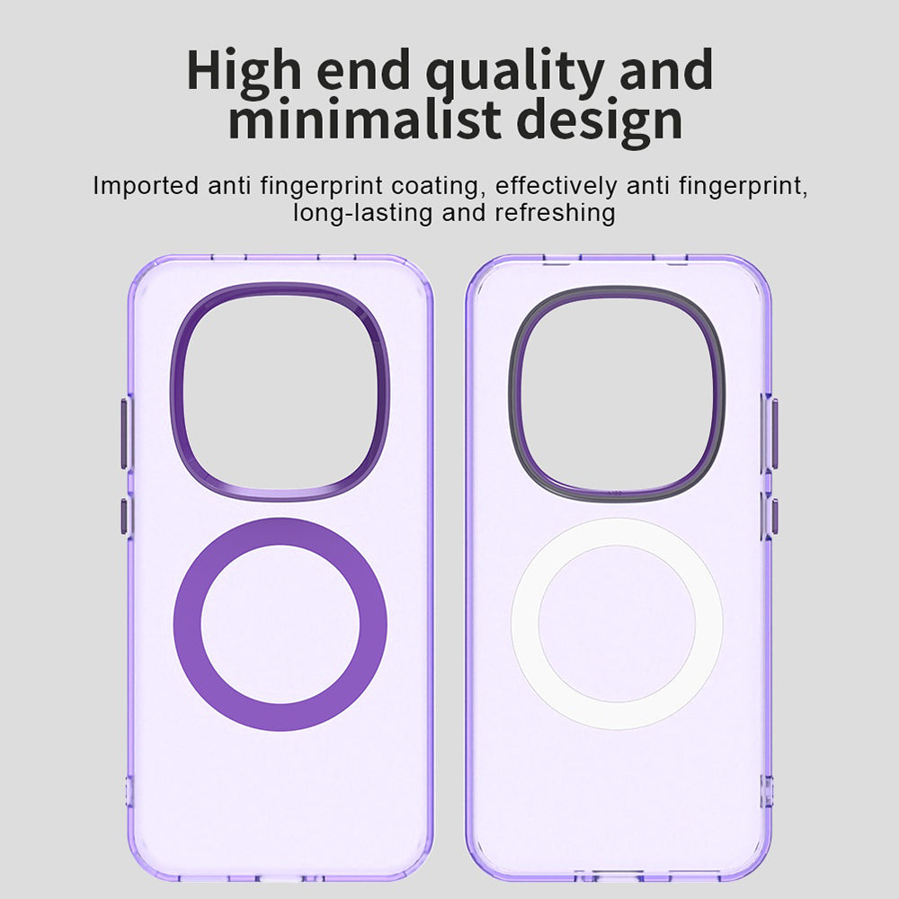 Puzdro MagSafe pre Xiaomi Redmi Note 15 Pro 5G, Techsuit, CandyCase, Fialové