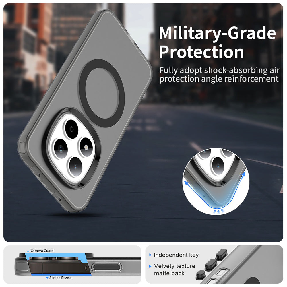 Puzdro MagSafe pre Xiaomi Redmi Note 15 Pro 5G, Techsuit, CandyCase, Čierne