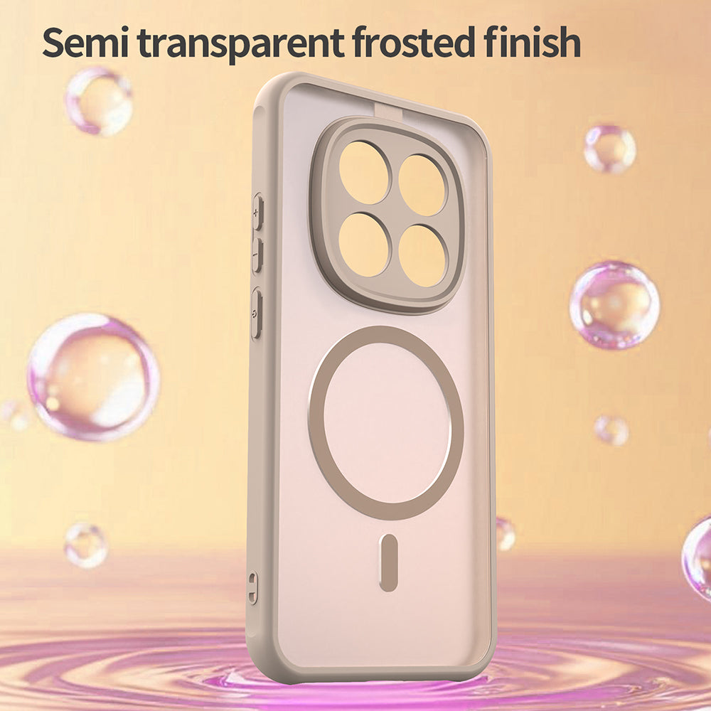 Puzdro MagSafe pre Xiaomi Redmi Note 15 Pro 5G, Techsuit, HaloFrost II, Zlaté