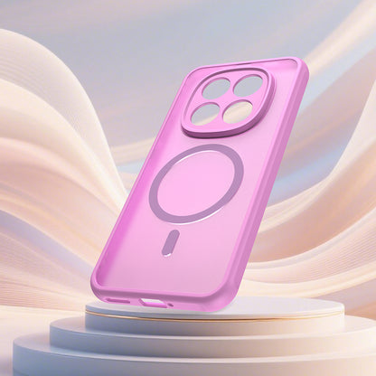 MagSafe Case for Xiaomi Redmi Note 15 Pro 5G, Techsuit, HaloFrost II, Pink