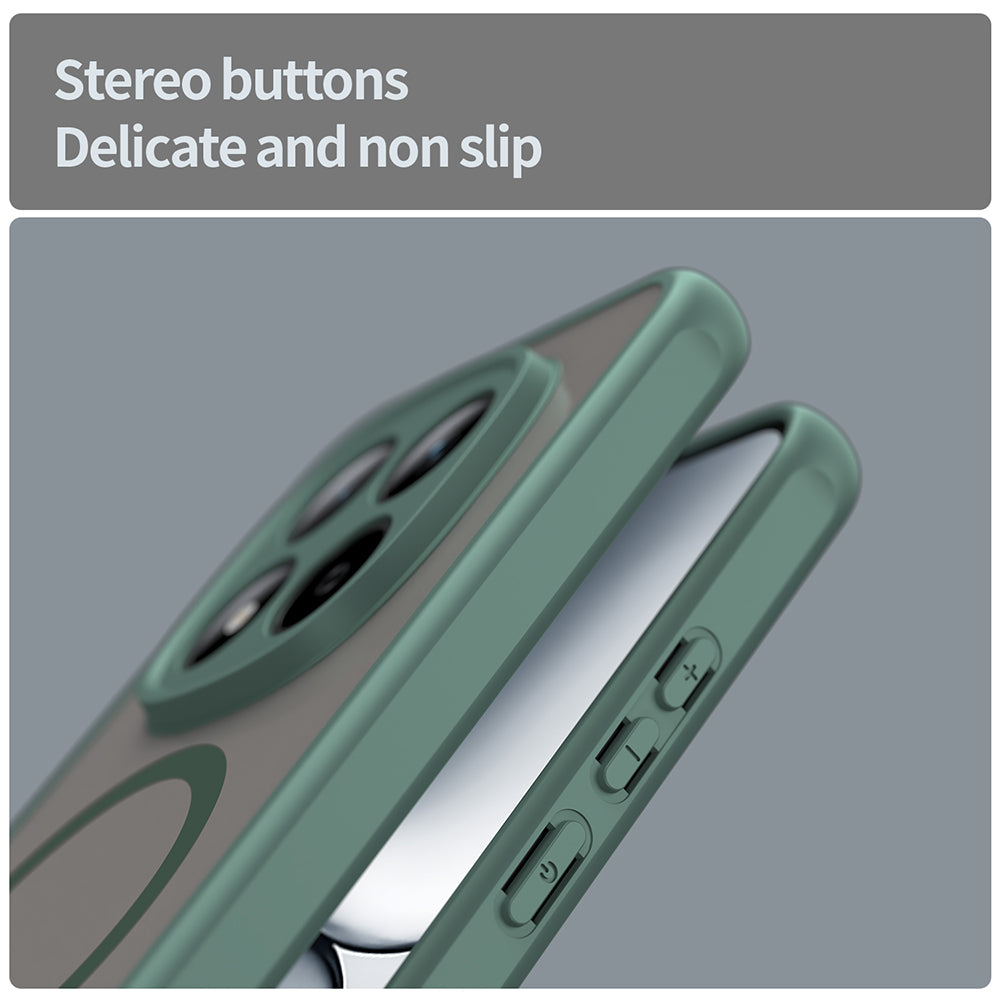 Puzdro MagSafe pre Xiaomi Redmi Note 15 Pro 5G, Techsuit, HaloFrost II, Zelené