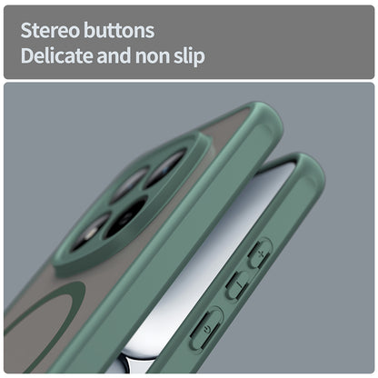 Puzdro MagSafe pre Xiaomi Redmi Note 15 Pro 5G, Techsuit, HaloFrost II, Zelené