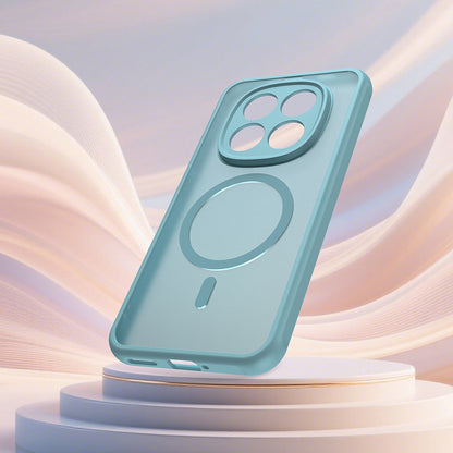 Puzdro MagSafe pre Xiaomi Redmi Note 15 Pro 5G, Techsuit, HaloFrost II, Svetlozelená
