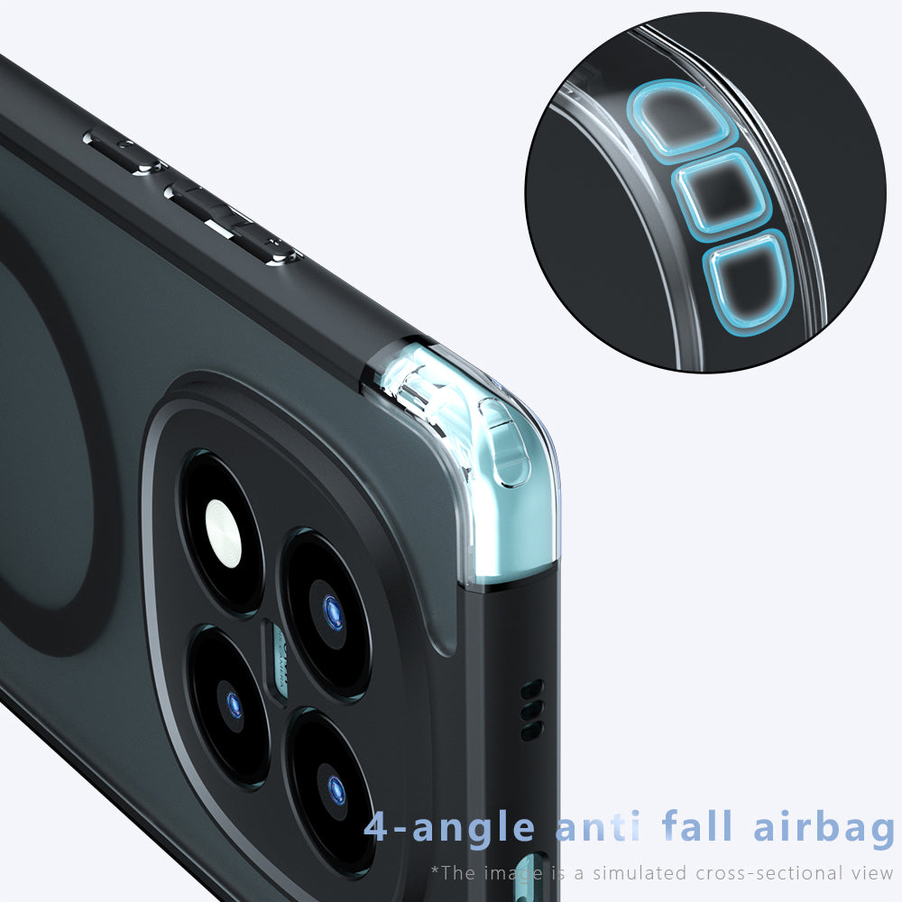 Puzdro MagSafe pre Xiaomi Redmi Note 15 Pro 5G, Techsuit, PureFrost, Saténová Čierna