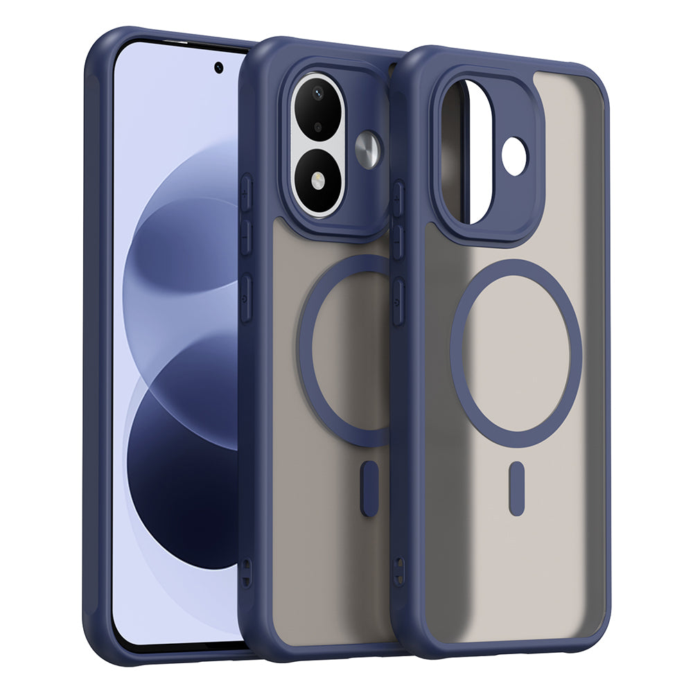 Puzdro MagSafe pre Xiaomi Redmi Note 17 4G / Note 17 5G, Techsuit, HaloFrost II, tmavomodré
