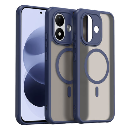 Puzdro MagSafe pre Xiaomi Redmi Note 17 4G / Note 17 5G, Techsuit, HaloFrost II, tmavomodré