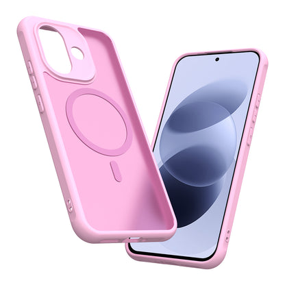 Puzdro MagSafe pre Xiaomi Redmi Note 17 4G / Note 17 5G, Techsuit, HaloFrost II, ružové