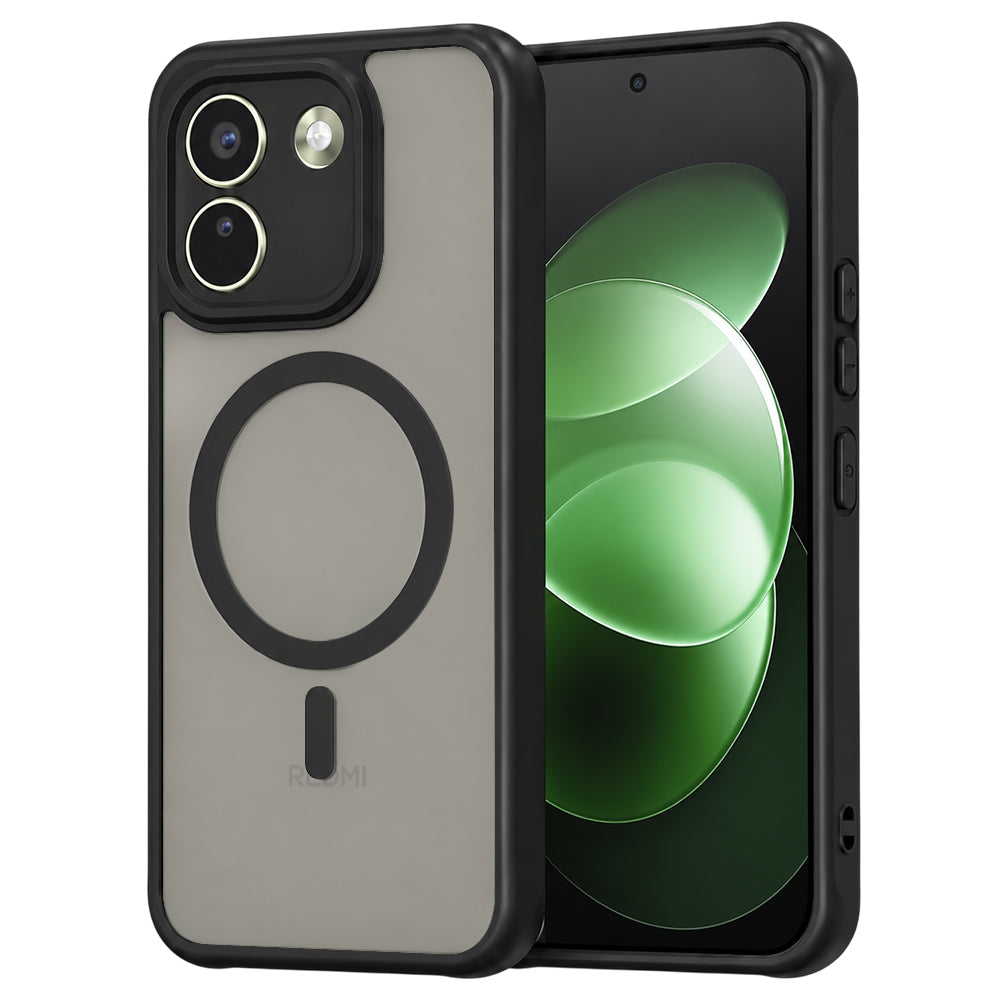 Puzdro MagSafe pre Xiaomi Redmi Note 17 Pro Max, Techsuit, HaloFrost II, čierne