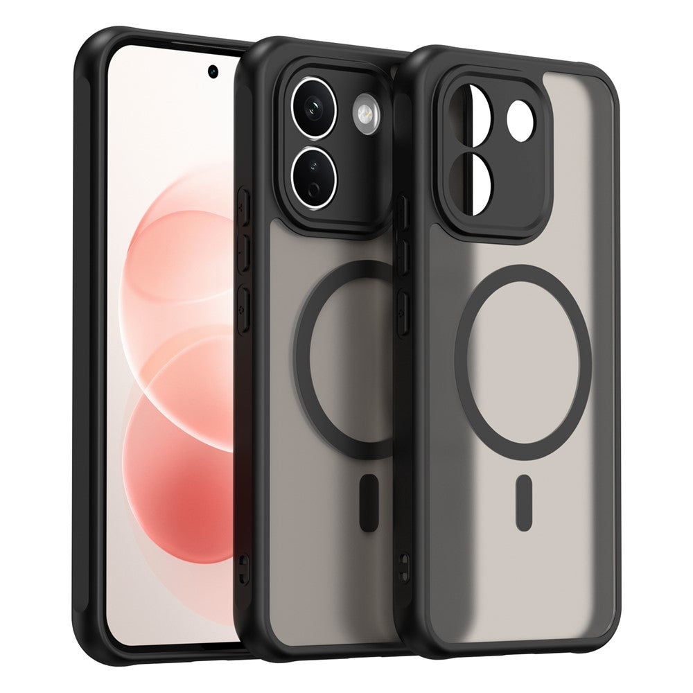 Puzdro MagSafe pre Xiaomi Redmi Note 17 Pro Max, Techsuit, HaloFrost II, čierne