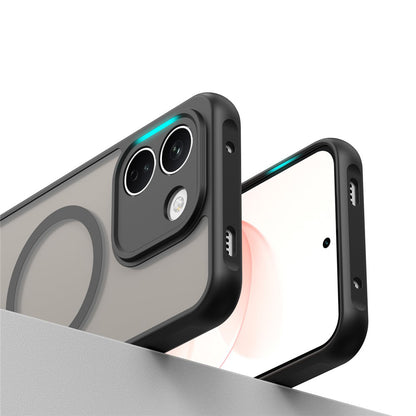 Puzdro MagSafe pre Xiaomi Redmi Note 17 Pro Max, Techsuit, HaloFrost II, čierne