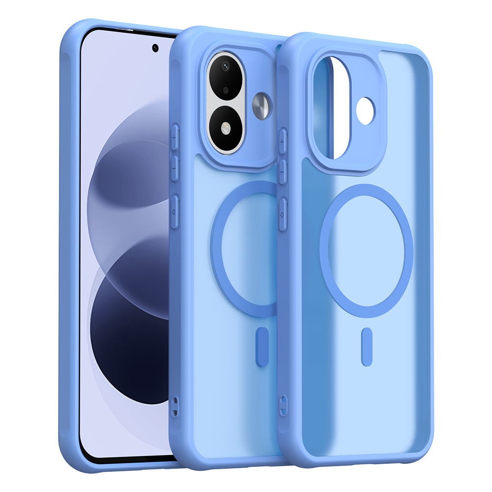 Puzdro MagSafe pre Xiaomi Redmi Note 17 Pro, Techsuit, HaloFrost II, modré