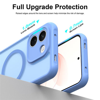 Puzdro MagSafe pre Xiaomi Redmi Note 17 Pro, Techsuit, HaloFrost II, modré