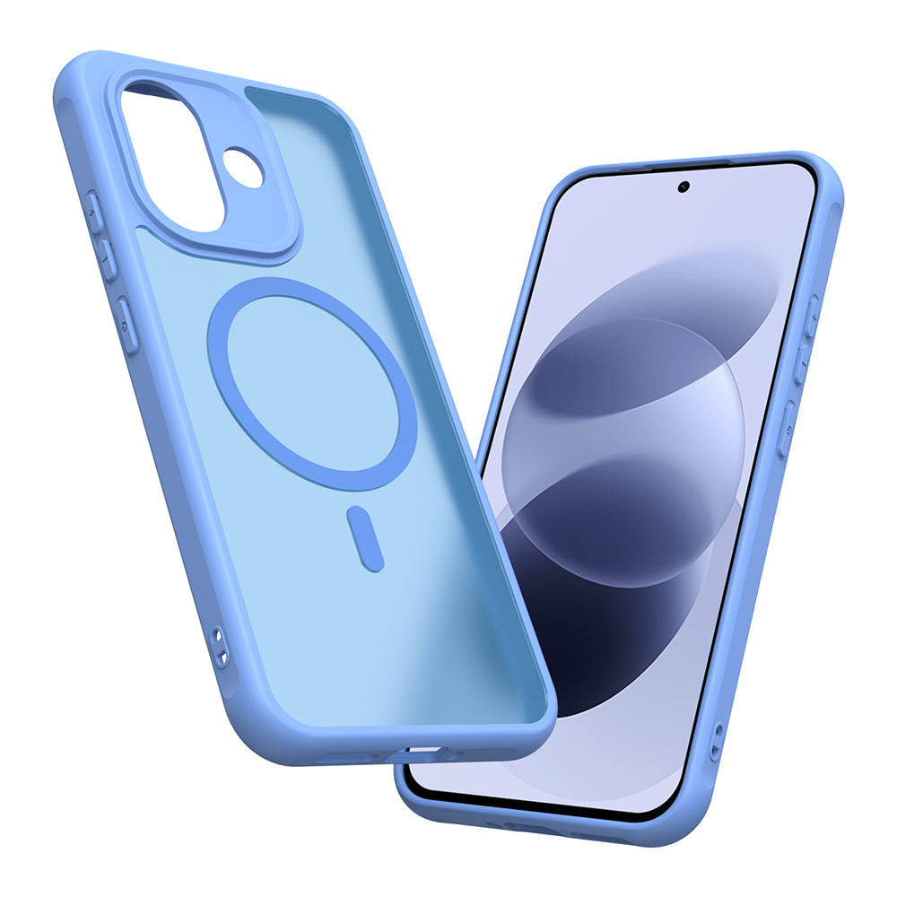 Puzdro MagSafe pre Xiaomi Redmi Note 17 Pro, Techsuit, HaloFrost II, modré