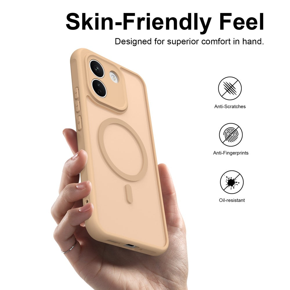 Puzdro MagSafe pre Xiaomi Redmi Note 17 Pro, Techsuit, HaloFrost II, zlaté
