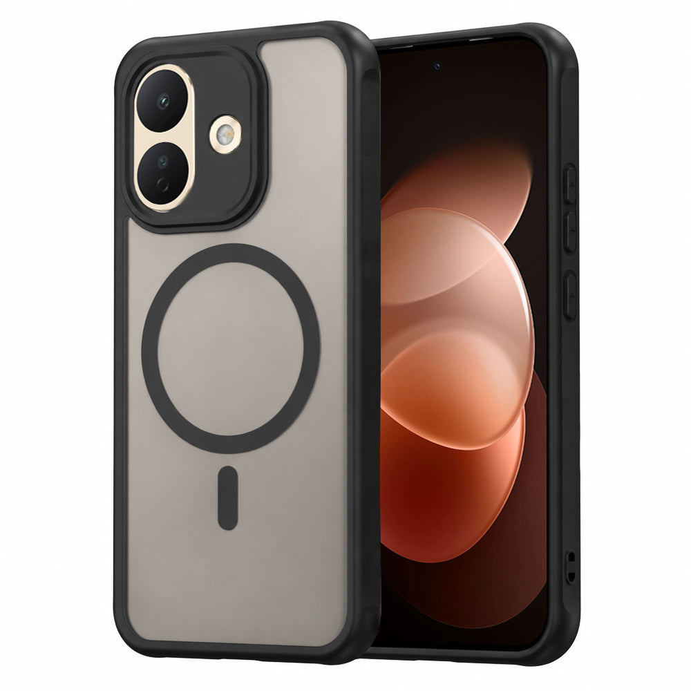 Puzdro MagSafe pre Xiaomi Redmi Note 17 Pro, Techsuit, HaloFrost II, čierne