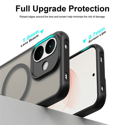 Puzdro MagSafe pre Xiaomi Redmi Note 17 Pro, Techsuit, HaloFrost II, čierne