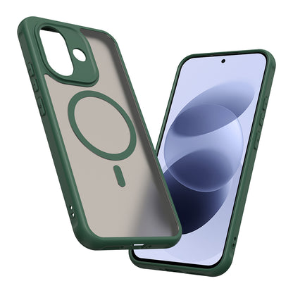Puzdro MagSafe pre Xiaomi Redmi Note 17 Pro, Techsuit, HaloFrost II, zelené
