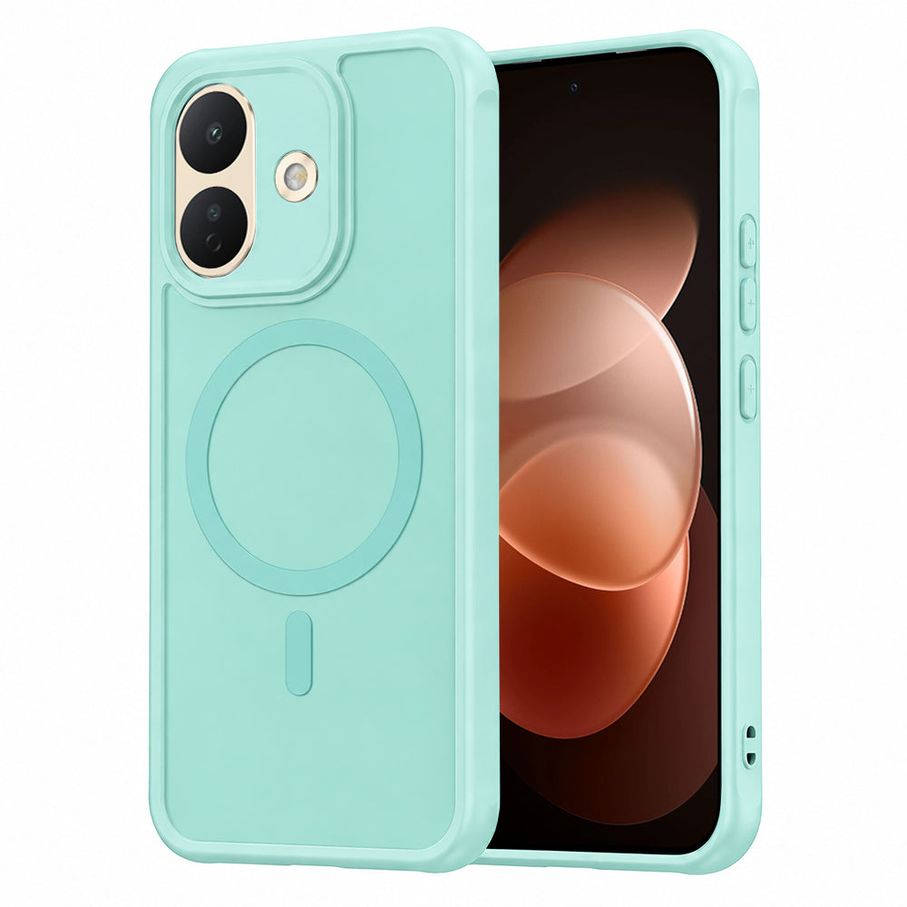 Puzdro MagSafe pre Xiaomi Redmi Note 17 Pro, Techsuit, HaloFrost II, svetlozelené