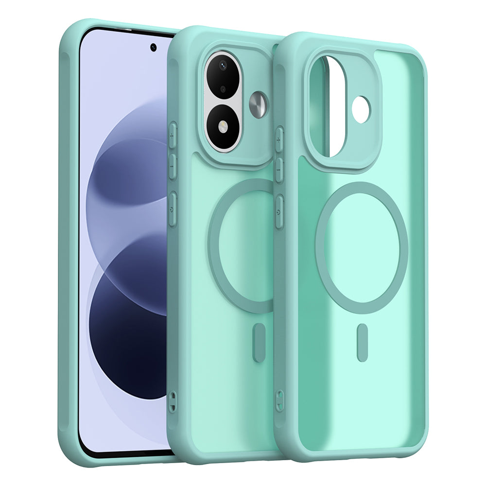 Puzdro MagSafe pre Xiaomi Redmi Note 17 Pro, Techsuit, HaloFrost II, svetlozelené