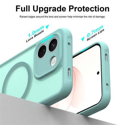 Puzdro MagSafe pre Xiaomi Redmi Note 17 Pro, Techsuit, HaloFrost II, svetlozelené