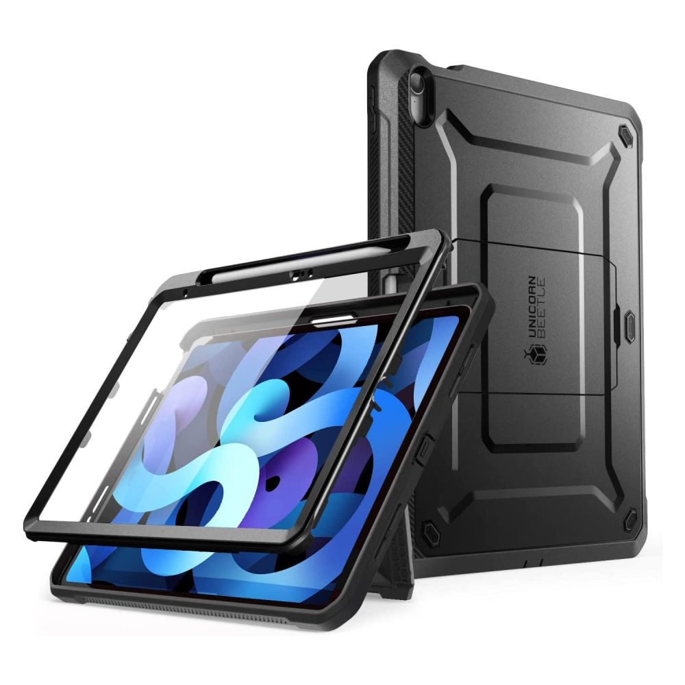 Puzdro pre Apple iPad (2025) / iPad (2022), Supcase, Unicorn Beetle Pro, Čierna