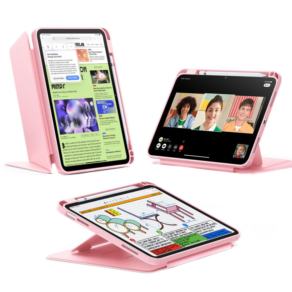 Puzdro pre Apple iPad (2025) / (2022), ESR, Flip Hybrid, Ružové