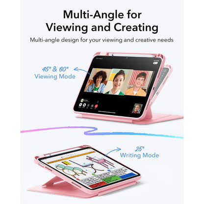 Puzdro pre Apple iPad (2025) / (2022), ESR, Flip Hybrid, Ružové