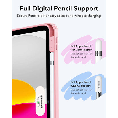 Puzdro pre Apple iPad (2025) / (2022), ESR, Flip Hybrid, Ružové