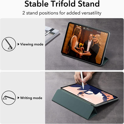 Puzdro pre Apple iPad (2025) / (2022), ESR, Rebound, Saténová zelená