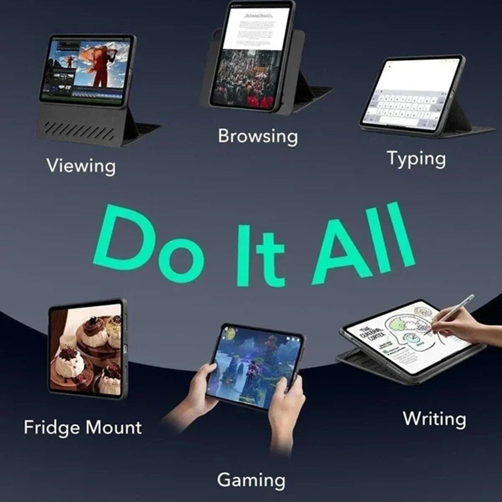 Puzdro pre Apple iPad (2025) / (2022), ESR, Shift, Čierne