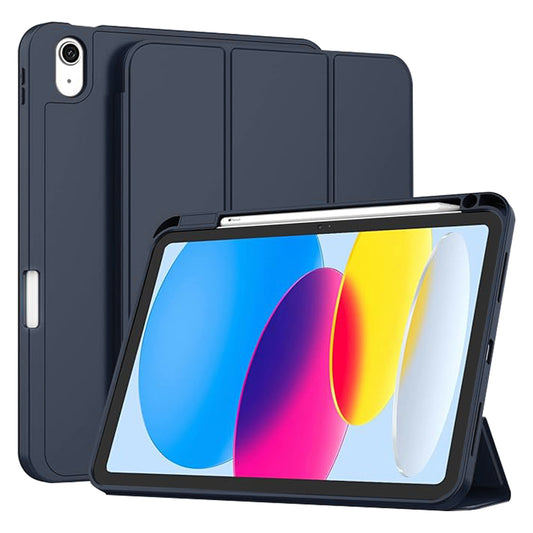 Puzdro pre Apple iPad (2025) / (2022), Techsuit, Flex Trifold, Tmavomodrá
