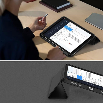 Obal na Apple iPad (2025) / (2022), Techsuit, Flex Trifold, Sivý