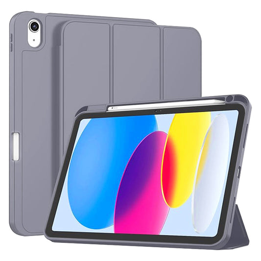 Obal na Apple iPad (2025) / (2022), Techsuit, Flex Trifold, fialový