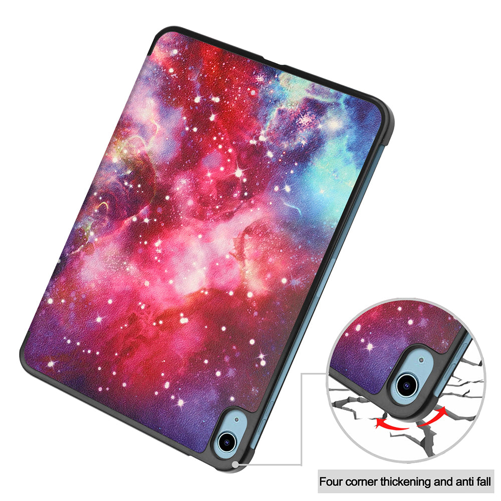 Obal na Apple iPad (2025) / (2022), Techsuit, FoldPro Unicorn, viacfarebný