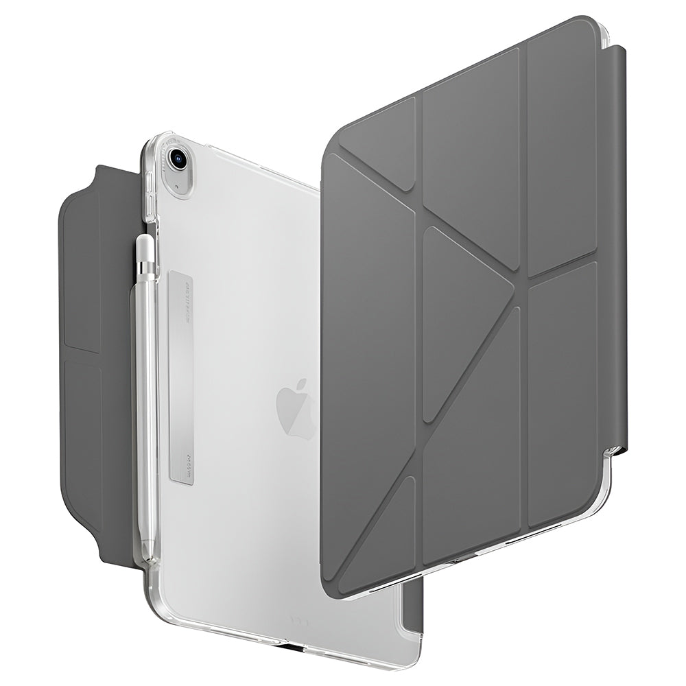 Puzdro pre Apple iPad (2025), UNIQ, Camden Click, Sivé