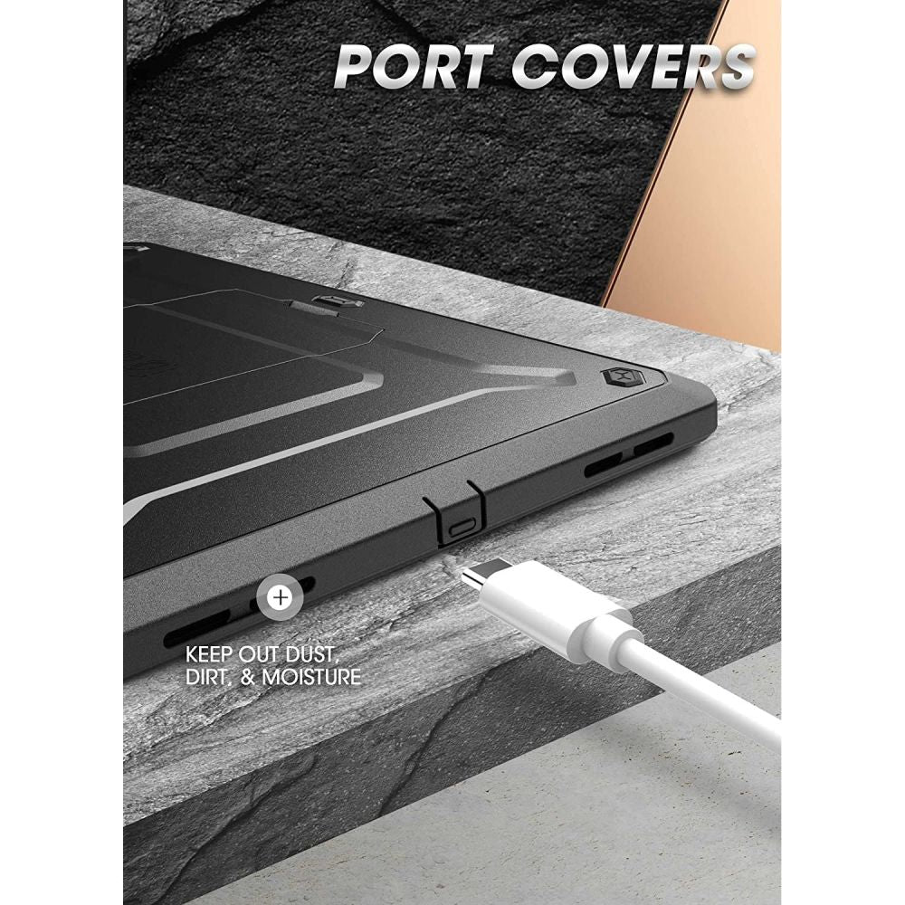Puzdro pre Apple iPad (2025) / iPad (2022), Supcase, Unicorn Beetle Pro, Čierna