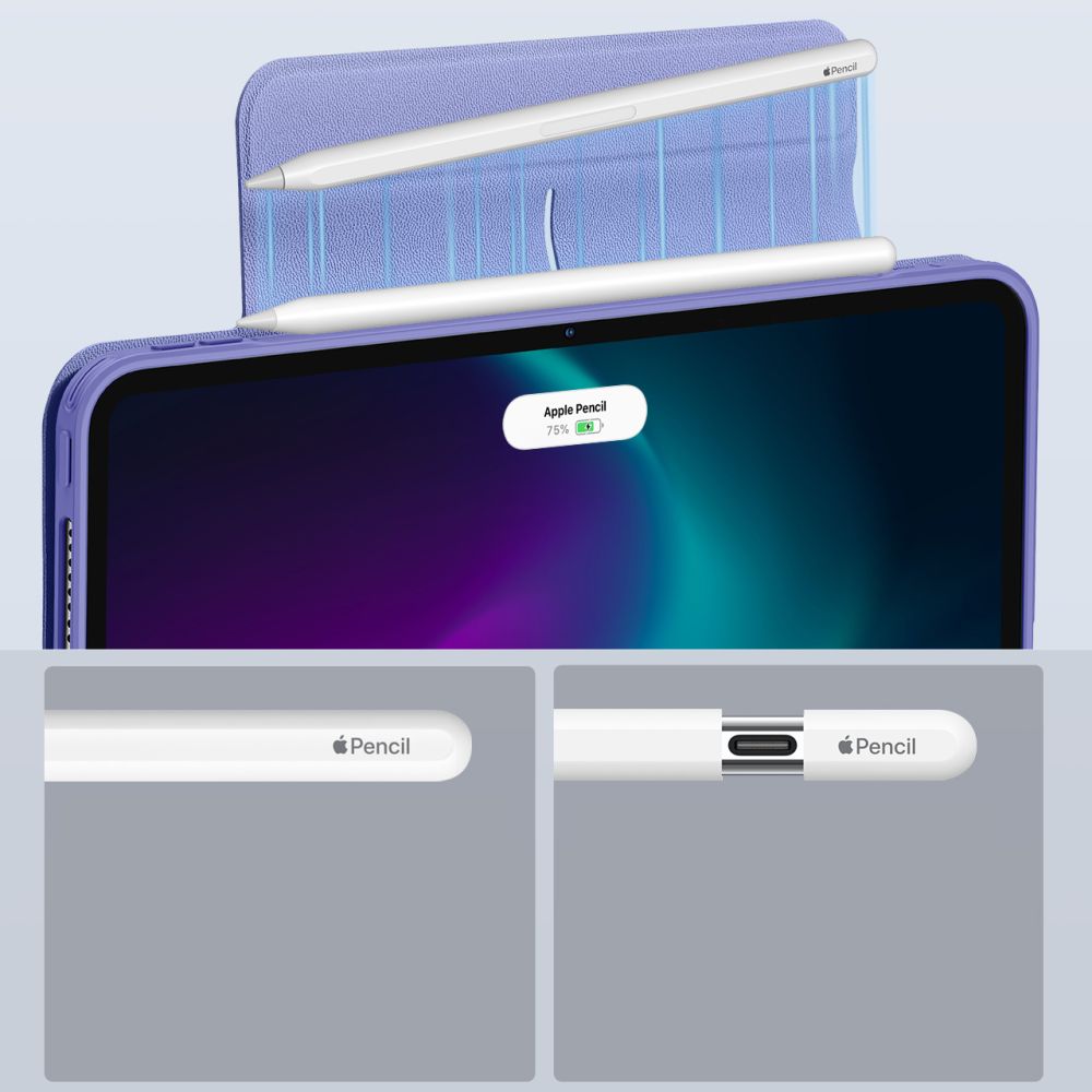 Puzdro pre Apple iPad Pro 13 (2024), ESR, Rebound Hybrid, Fialové