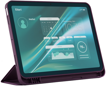 Puzdro pre Apple iPad (2026) / (2025) / (2022), Etteri, bordové