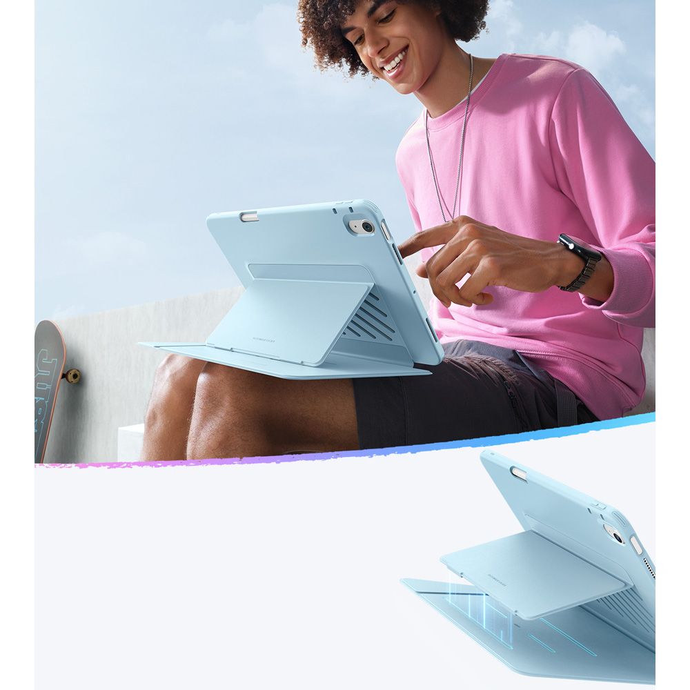 Obal pre Apple iPad Air 11 (2026) / iPad Air 11 (2025) / Air 11 (2024) / Air (2022) / Air (2020), ESR, Flip Hybrid, modrý