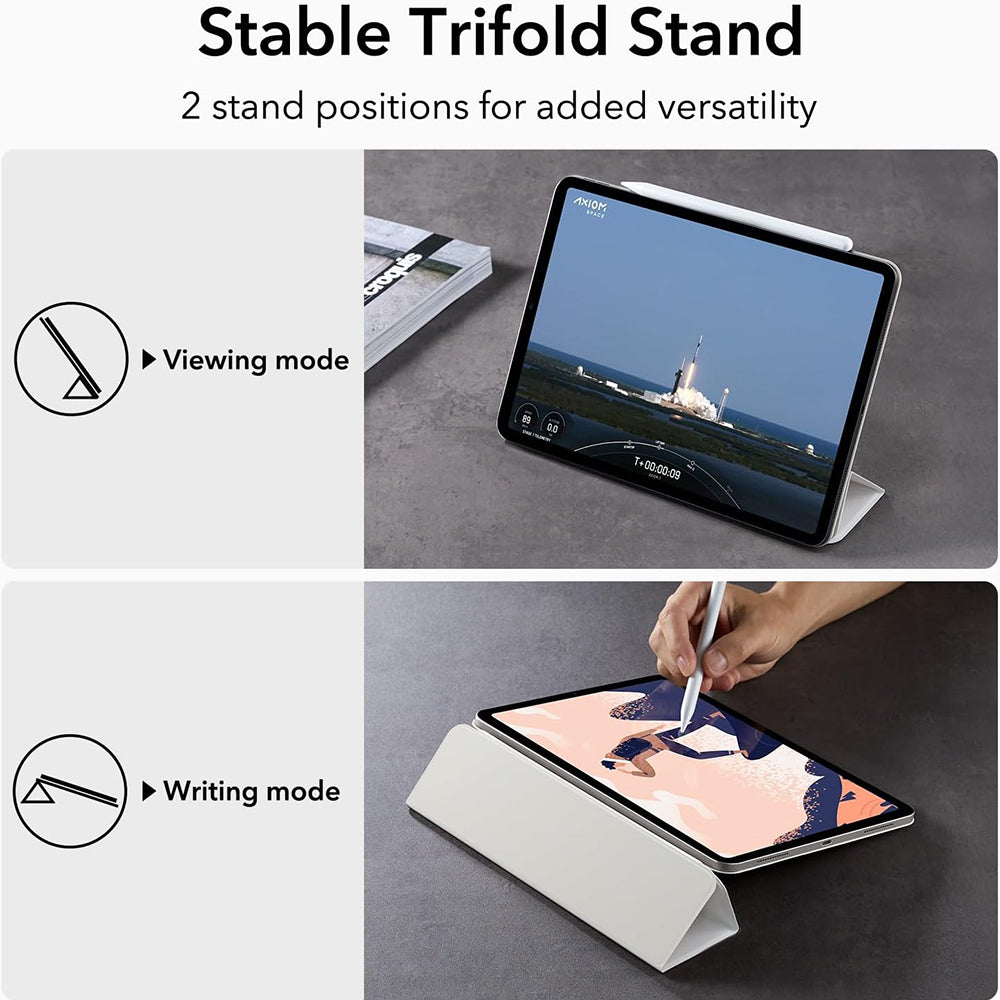 Puzdro pre Apple iPad Air 11 (2024) / Air (2022) / Air (2020) / Pro 11 (2018), ESR, Rebound, Biela