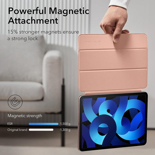 Case for Apple iPad Air 11 (2024) / Air (2022) / Air (2020) / Pro 11 (2018), ESR, Rebound, Pink