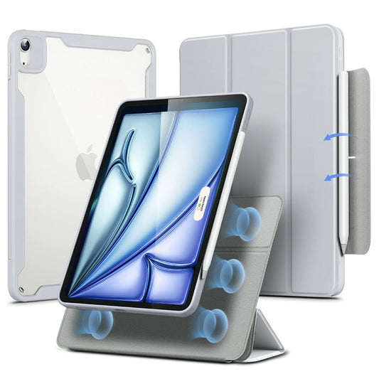 Obal pre Apple iPad Air 11 (2026) / iPad Air 11 (2025) / Air 11 (2024) / Air (2022) / Air (2020), ESR, Rebound Hybrid, sivý