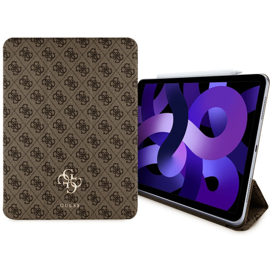 Puzdro pre Apple iPad Air 11 (2025) / Air 11 (2024), Guess, 4G Big Logo, Hnedé