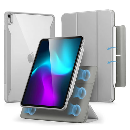 Puzdro pre Apple iPad Air 13 (2025) / Air 13 (2024), ESR, Rebound Hybrid, Sivé