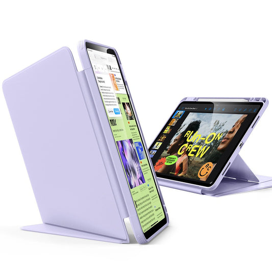 Case for Apple iPad Pro 11 (2024), ESR, Flip Hybrid with Pencil Holder, Purple