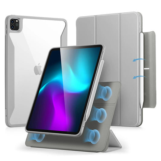 Puzdro pre Apple iPad Pro 11 (2024), ESR, Rebound Hybrid, Sivé