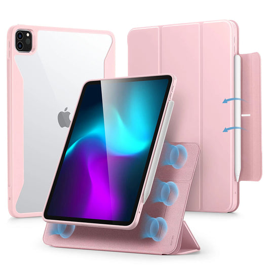 Puzdro pre Apple iPad Pro 11 (2024), ESR, Rebound Hybrid, Ružové