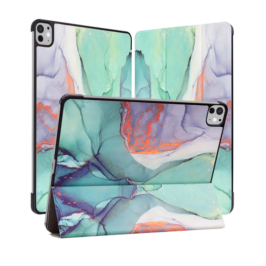 Obal na Apple iPad Pro 11 (2024), Techsuit, FoldPro Green Time, viacfarebný