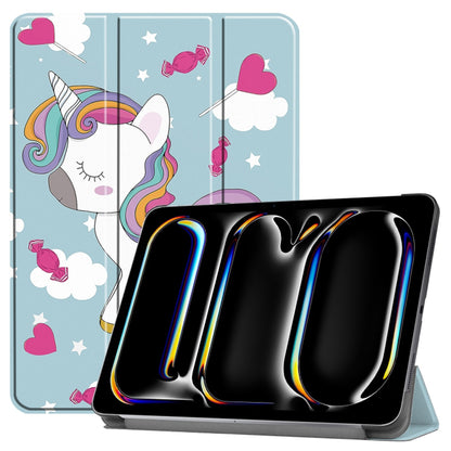 Obal na Apple iPad Pro 11 (2024), Techsuit, FoldPro Unicorn, viacfarebný
